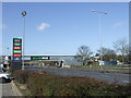SP8543 : M1 motorway at Newport Pagnell by Malc McDonald