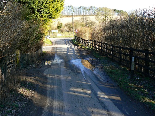 Minor road from Rockley, Ogbourne St Andrew, Marlborough