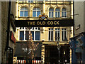 Sign at the Old Cock, Halifax