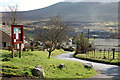 Lane by the car park, Threlkeld