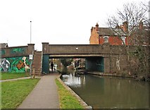 SO8555 : Lansdowne Road canal bridge, Worcester by P L Chadwick
