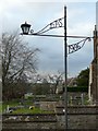 Lamp post, Edington Priory Church