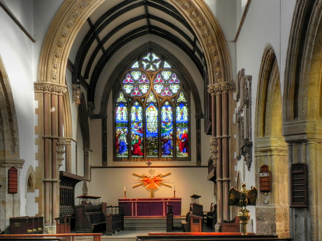 St James' Church, Chancel, Altar and East Window