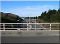 The A55 going west near Conwy marina