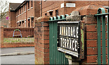 J3371 : Annadale Terrace sign, Belfast by Albert Bridge