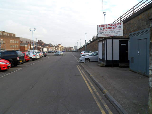 Site of Port Talbot outdoor market