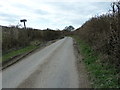 Single track road entering Bepton