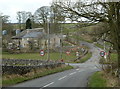SK1272 : Road junction and farm at Blackwell by Andrew Hill