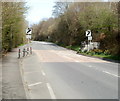 End of 30mph speed limit at the edge of Ynysddu