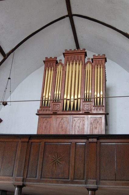 Barrel Organ, Brightling church © Julian P Guffogg cc-by-sa/2.0 ...