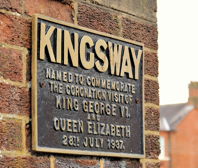 "Kingsway" plaque, Dunmurry