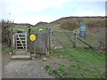 Gates at the entrance to Old Oswestry hillfort