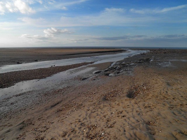 Drainage channel from salt marsh © Steve Fareham :: Geograph Britain ...