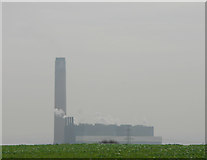 TQ8172 : Chimney, Kingsnorth Power Station by David Kemp