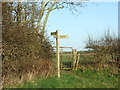 SY8397 : Jubilee Trail, signpost and gate by Lorraine and Keith Bowdler