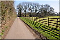 Road approaching Nether Lypiatt Manor