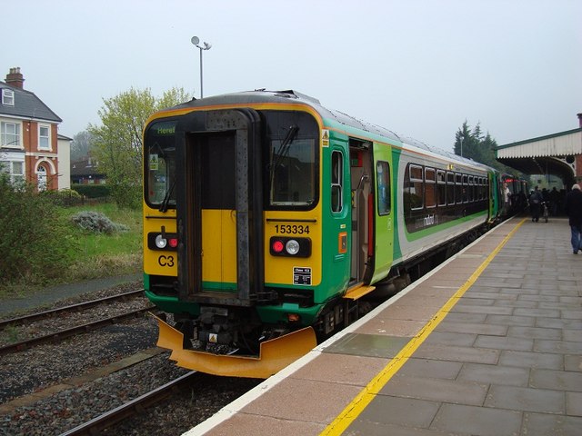 Class 153 at Hereford