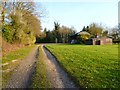 Track, shooting lodge and barn, Wonston