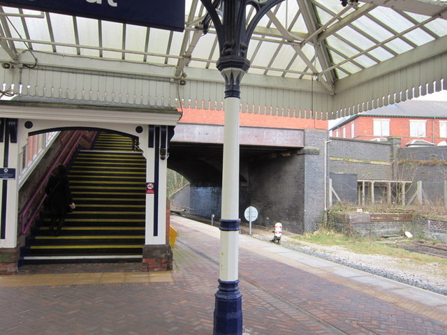 The exit at Poulton-le-Fylde Train... © Ian S :: Geograph Britain and ...