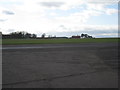 Looking across the airfield