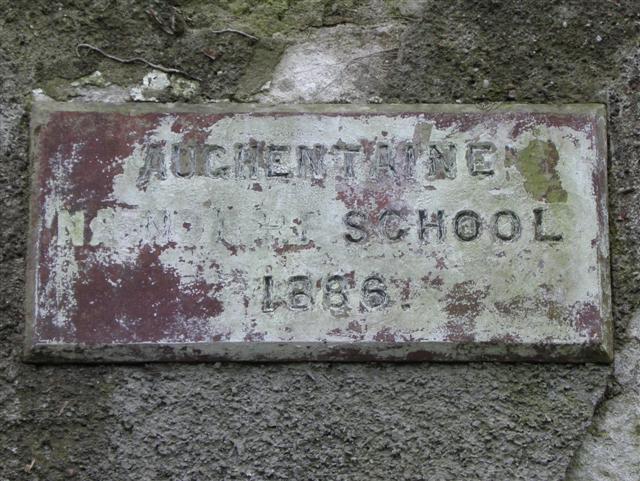 Plaque, Aughentaine National School