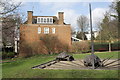 Gnomon and tortoises of sundial in Holland Park