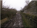 Messy part of the Calderdale Way near Stone Chair