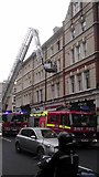 TQ2678 : Fire engines in Fulham Road Chelsea by PAUL FARMER