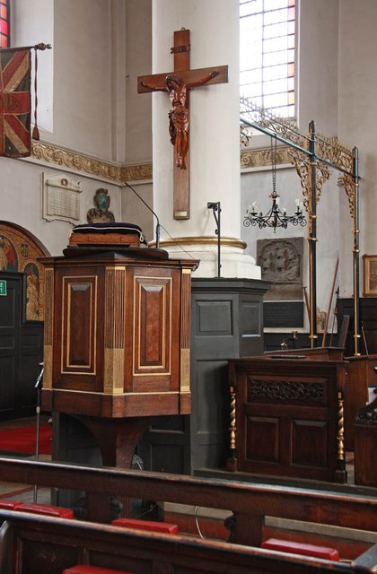 St Mary with All Saints, Rotherhithe - Pulpit