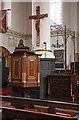 TQ3579 : St Mary with All Saints, Rotherhithe - Pulpit by John Salmon