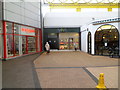 An entrance to M&S, Cwmbran Shopping Centre