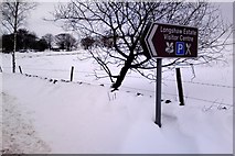 SK2680 : Sign for Longshaw Estate, Derbyshire, taken from Sheffield by Chris Morgan