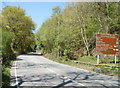 Tourist information sign SE of Blaenavon