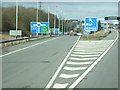 Exit road for the M69, Junction 21, M1