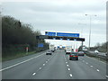 M1 northbound near Kirby Fields