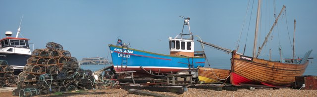 Fishing boats on Deal beach