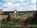 Farm access level crossing for Afon-Bradley Farm