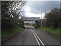 The rail bridge at Kings Clipstone