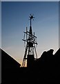 Turbine tower, North Taing, Auskerry