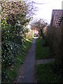 TM3877 : Footpath to Rectory Green by Geographer