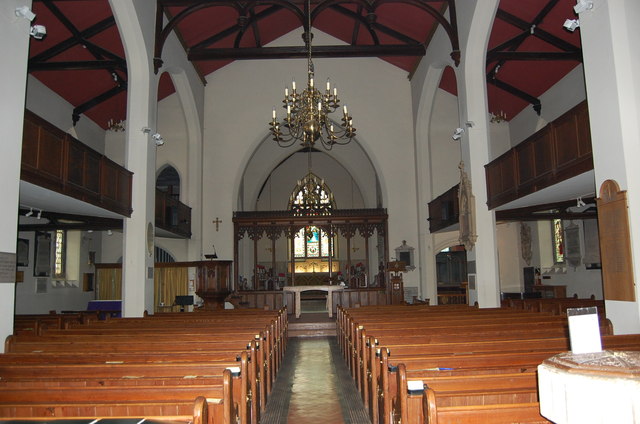 Interior, Church of Holy Cross, Uckfield © Julian P Guffogg cc-by-sa/2. ...