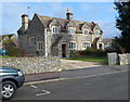 Houses on the corner of Station Road and Windmill Road, Kemble