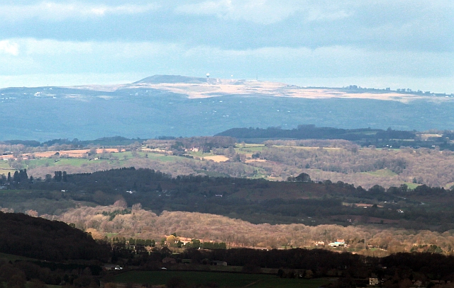 The radomes on Titterstone Clee