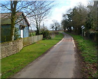 ST9997 : End of 30mph speed limit at eastern edge of Kemble by Jaggery