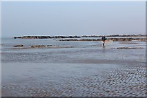 TQ8008 : Beach at low tide by Oast House Archive