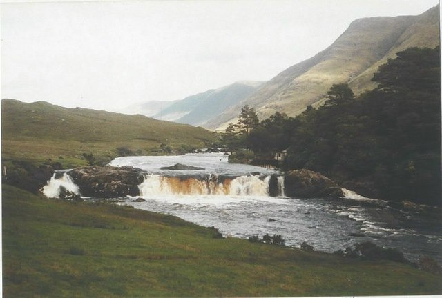Aasleagh Falls in 1985