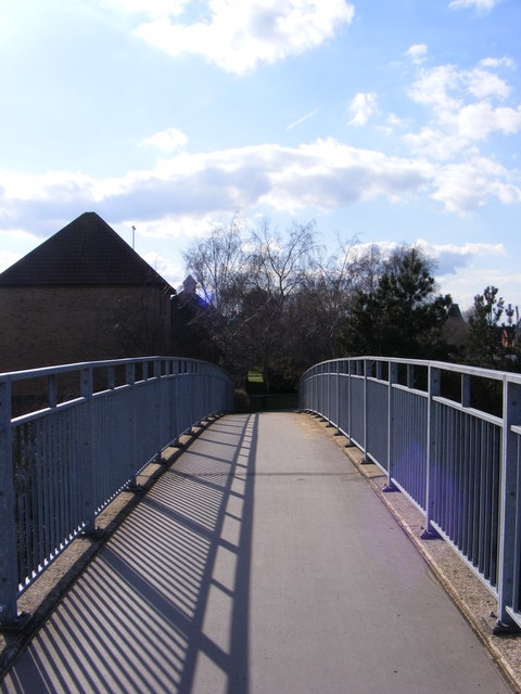 Footbridge over the A12 Martlesham Bypass
