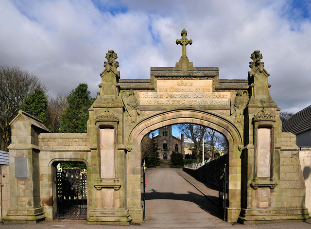 Gateway to Campsie Parish Church