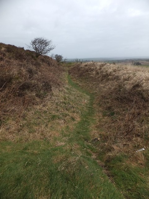 A ditch on the east of Castle-an-Dinas