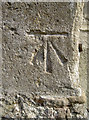 Cutmark on St John the Baptist